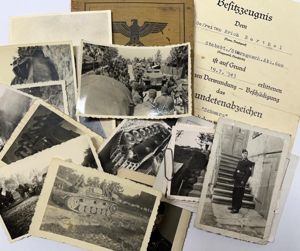 Soldbuch / citation /photos - WH (Heer) - Stug.Brig.600 / …