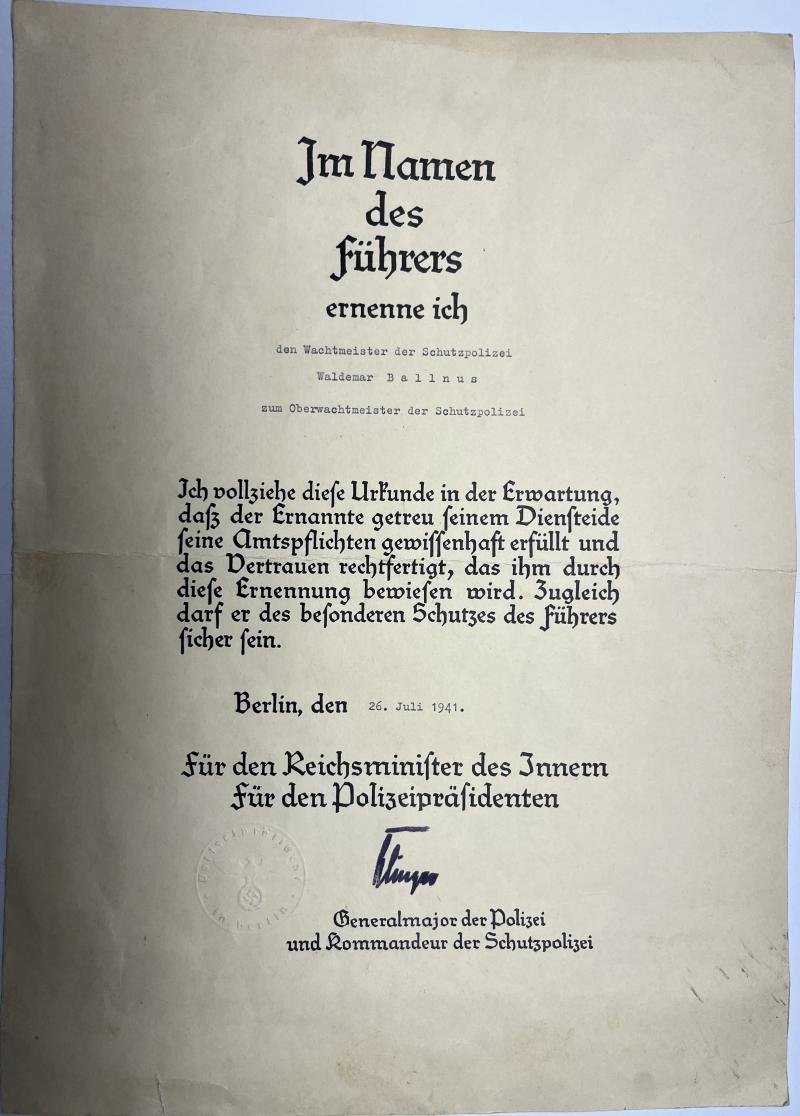 'Waffen-SS' citation set - Pz.Gren.Rgt.38 / 17.SS-Pz.Gren.Div.'Götz von Berlichingen' - Ballnus — image 2