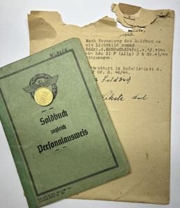 Soldbuch - 'Polizei' / 'Waffen-SS' - Pol.Rgt.4 - Wikete