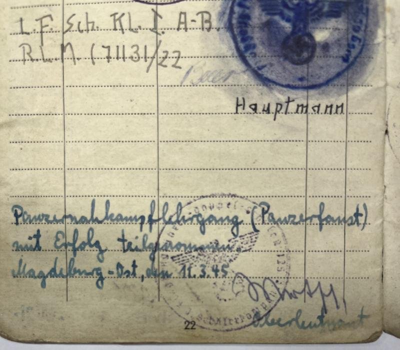 Soldbuch - Luftwaffe - 21.Fschj.Div. - Pollik — image 10