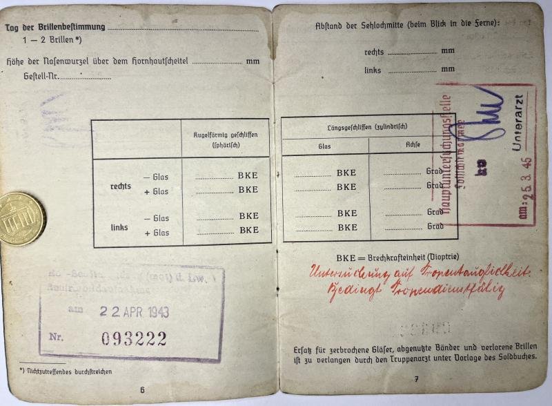Soldbuch - Luftwaffe - 21.Fschj.Div. - Pollik — image 5