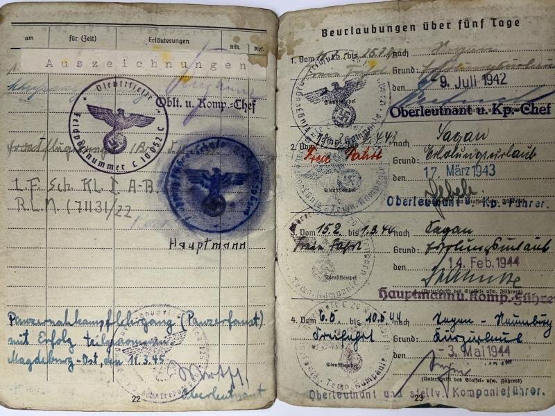 Soldbuch - Luftwaffe - 21.Fschj.Div. - Pollik — image 9