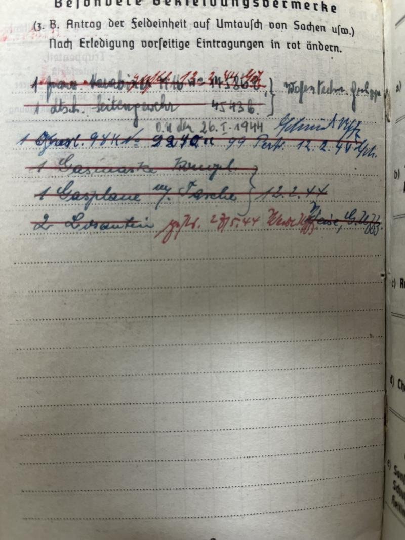 Soldbuch/I.D. - WH (Heer) - Fliegerhorstkomp.16/VII/ Bauleitung Tempelhof - Persch — image 8