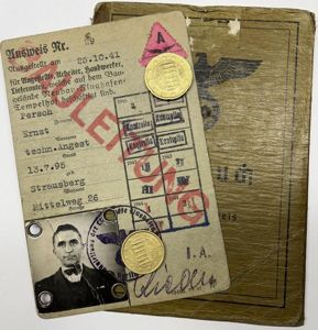 Soldbuch/I.D. - WH (Heer) - Fliegerhorstkomp.16/VII/ Bauleitung Tempelhof - Persch