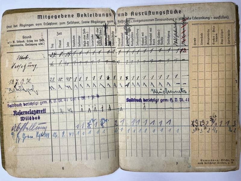 Soldbuch/'EKM' WH (Heer) - 11Pz.Div. - Döhler — image 5