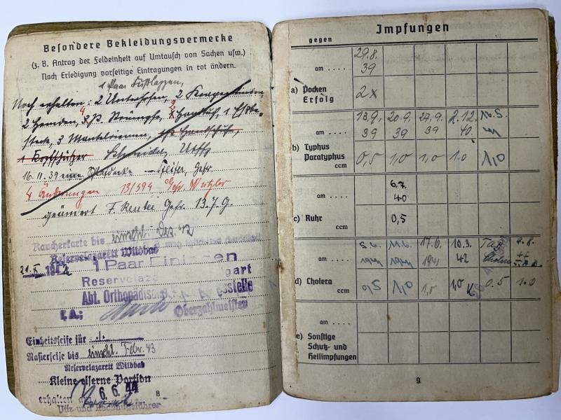 Soldbuch/'EKM' WH (Heer) - 11Pz.Div. - Döhler — image 6