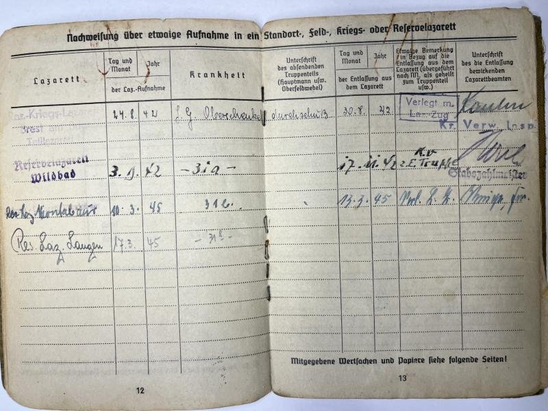 Soldbuch/'EKM' WH (Heer) - 11Pz.Div. - Döhler — image 7