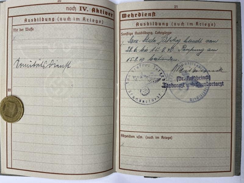 Wehrpass / photos - WH (Heer) - Stug.Abt.203 - Hälm — image 6