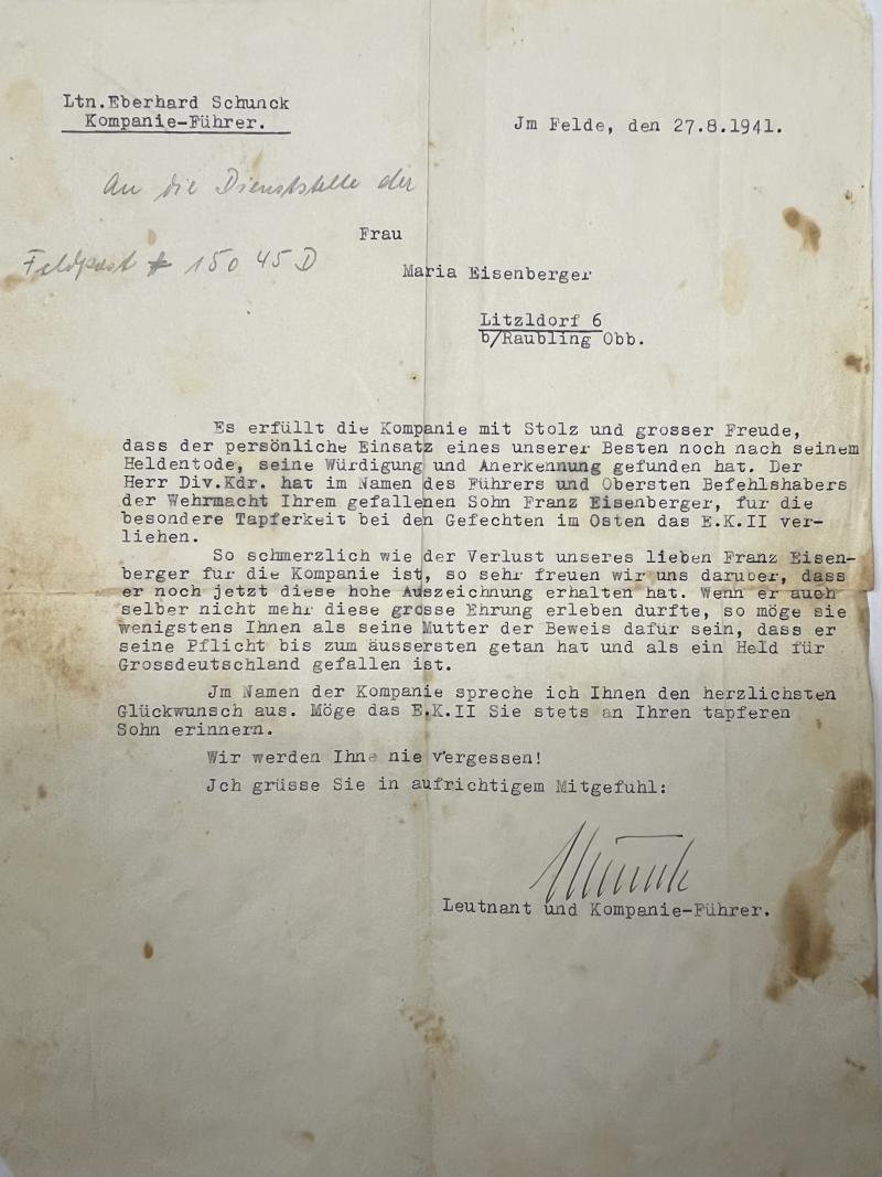 Wehrpass - WH (Heer) - 57.Inf.Div. - Eisenberger — image 2