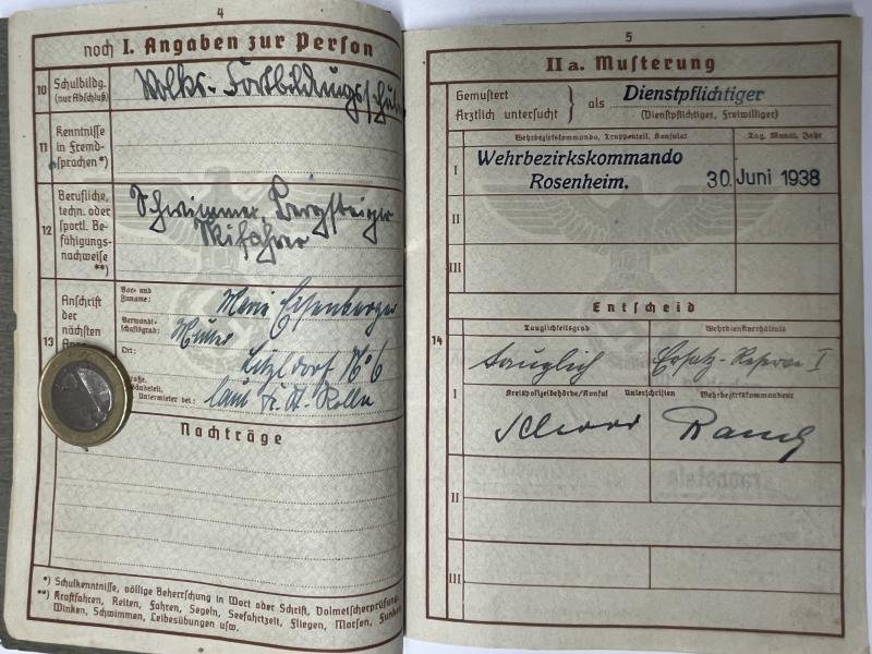 Wehrpass - WH (Heer) - 57.Inf.Div. - Eisenberger — image 5