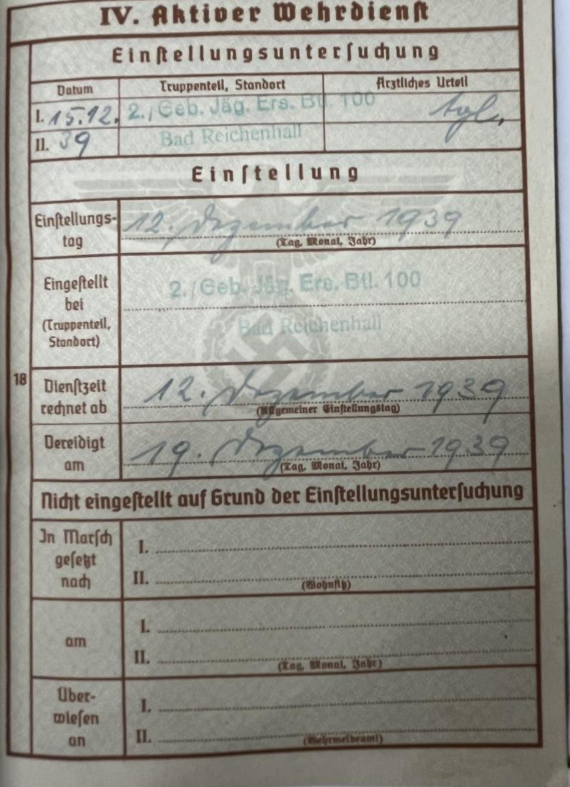 Wehrpass - WH (Heer) - 57.Inf.Div. - Eisenberger — image 6