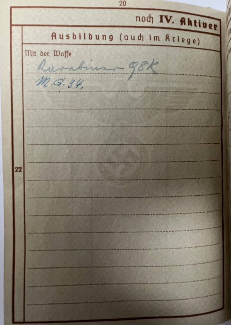 Wehrpass - WH (Heer) - 57.Inf.Div. - Eisenberger — image 8