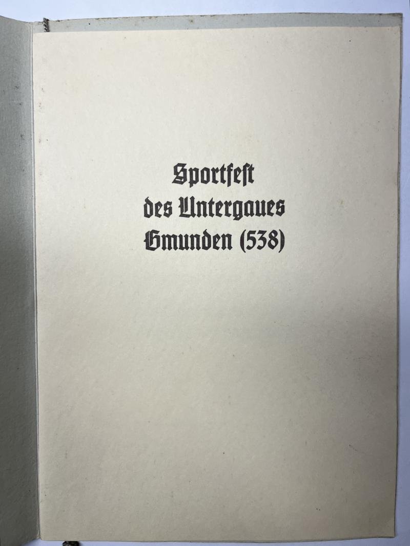 'HJ' - 'Sportfest' citation - 1940 - Heller — image 4