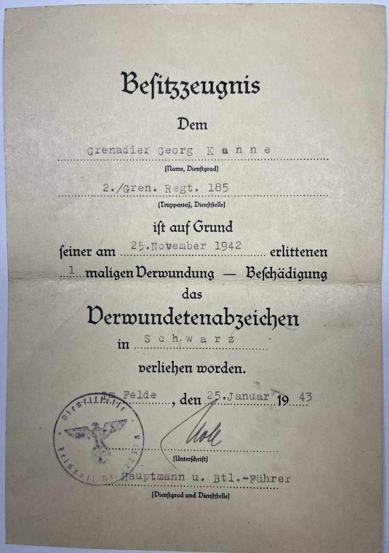 Citation - WH (Heer) - 87.Inf.Div. - Kanne — image 2