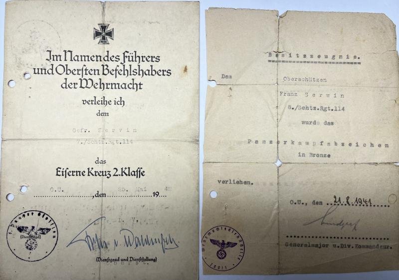 Citation grouping - WH (Heer) - 6.Pz..Div. - Serwin — image 2