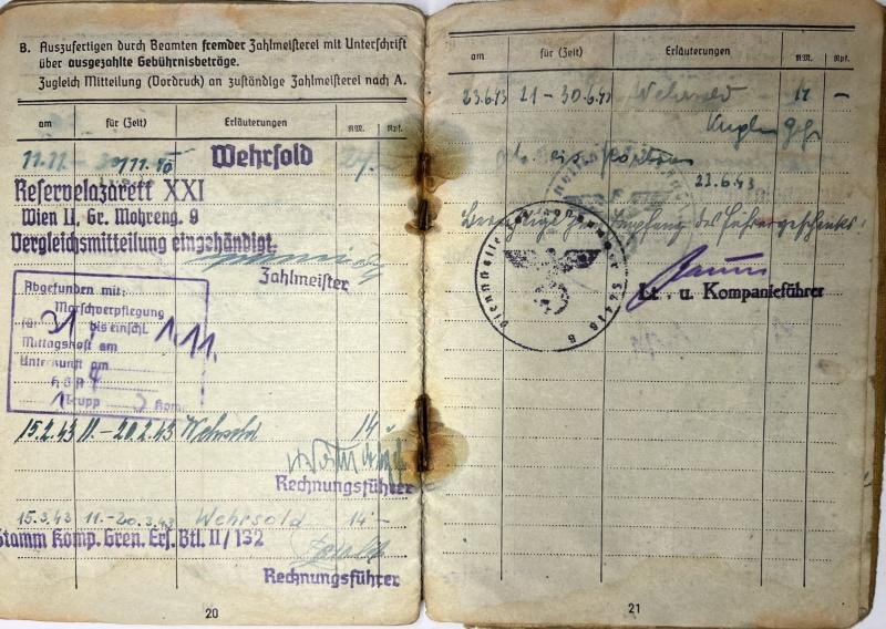 Soldbuch/Wehrstammbuch/Gesundheitsbuch - WH (Heer) - 100.Jäger Div./370.Inf.Div. - Kohl — image 7