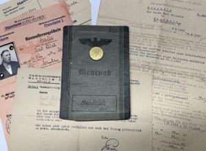 Wehrpass - WH (Heer) - Nachrichten Btl.Afrika - Schleich