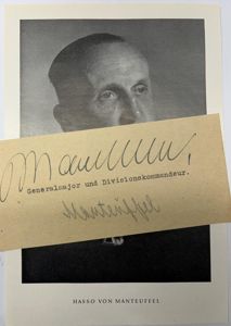 Signature - v.Manteuffel