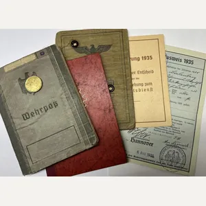 Wehrpass/Soldbuch/Arbeitsbuch - 181.Inf.Div. - Bielenberg