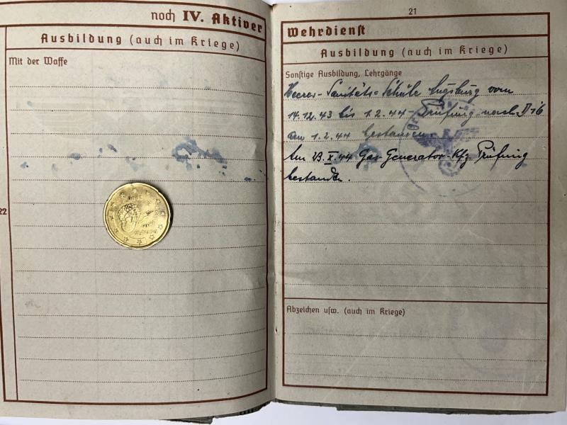 Wehrpass - WH (Heer) - 17.Pz.Div. - Scheurich — image 5