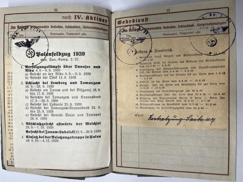 Wehrpass - WH (Heer) - 17.Pz.Div. - Scheurich — image 7