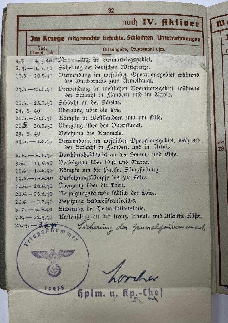 Wehrpass/citation - WH (Heer) - Bau-Batl.255 - Bau-Batl.255 — image 10