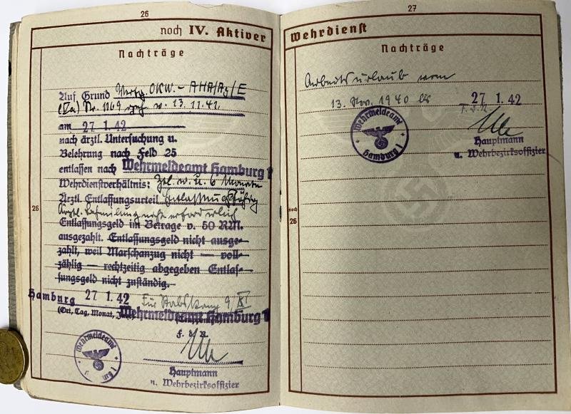 Wehrpass/citation - WH (Heer) - Bau-Batl.255 - Bau-Batl.255 — image 9