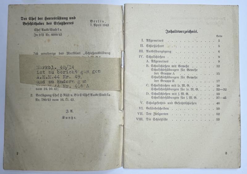 'Schiessausbildung im Ersatzheer' manual - 1944 — image 2