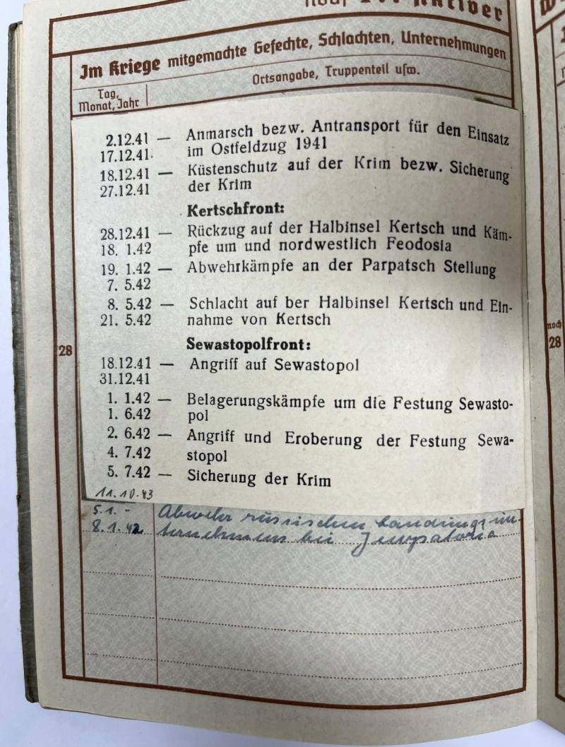 HY I.D,s/Wehrpass - Funk Komp.F (mot) (verst.) 674 - Kötter — image 8