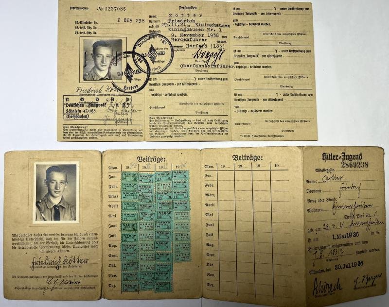 HY I.D,s/Wehrpass - Funk Komp.F (mot) (verst.) 674 - Kötter — image 9