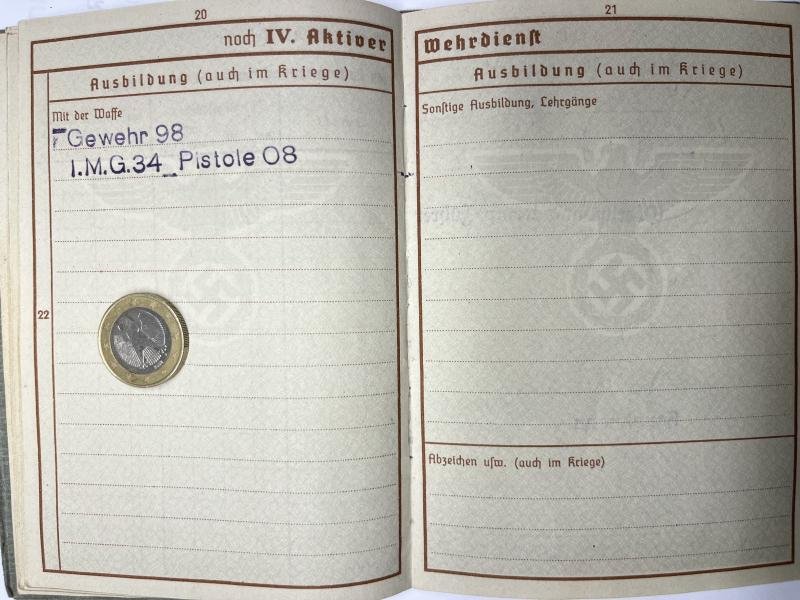 Wehrpass - WH (Heer) - 29.Inf.Div.- Dehnhardt — image 6