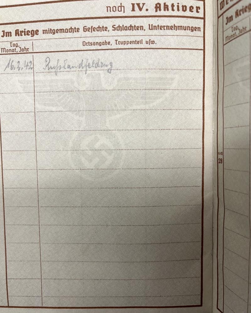 Wehrpass - WH (Heer) - 29.Inf.Div.- Dehnhardt — image 9