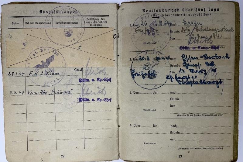Soldbuch/citations - WH (Heer) - 359.Inf.Div. - Krebsr — image 10