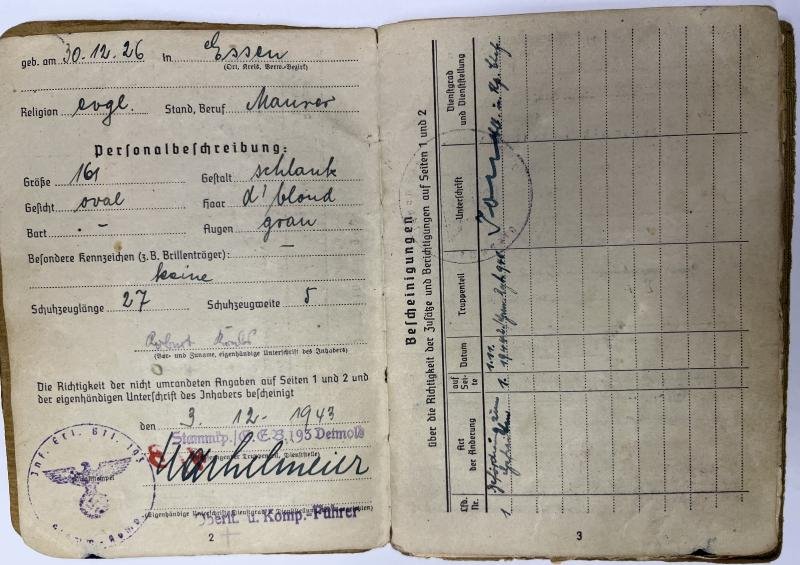 Soldbuch/citations - WH (Heer) - 359.Inf.Div. - Krebsr — image 5