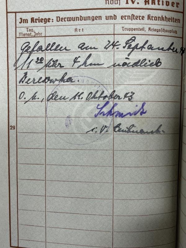 Wehrpass - WH (Heer) - Heeres Flak Abt.272 (mot)- Heiming — image 8