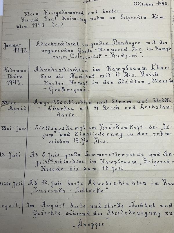 Wehrpass - WH (Heer) - Heeres Flak Abt.272 (mot)- Heiming — image 9