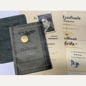 Wehrpass/citations - Luftwaffe - KG 77 /LN.Rgt.352 - DAK/Italy - …