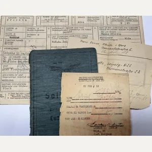 Soldbuch - Luftwaffe - 22.Flak Div. - Pfordte