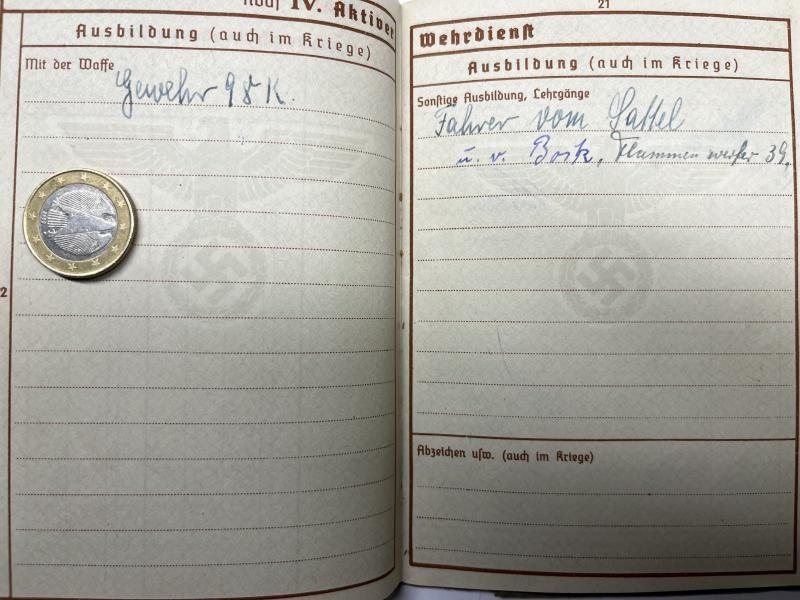 Wehrpass - WH (Heer) - 293.Inf.Div. - Wolke — image 6