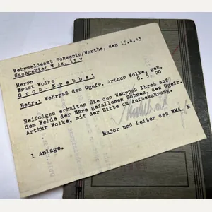 Wehrpass - WH (Heer) - 293.Inf.Div. - Wolke