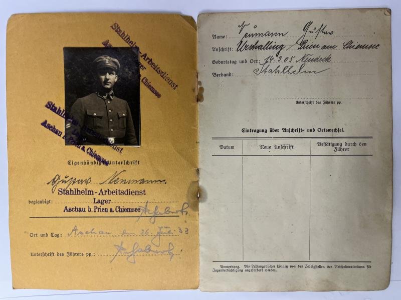 N.S.D.A.P. I.D./S.A.Leistungsbuch - Neumann — image 3