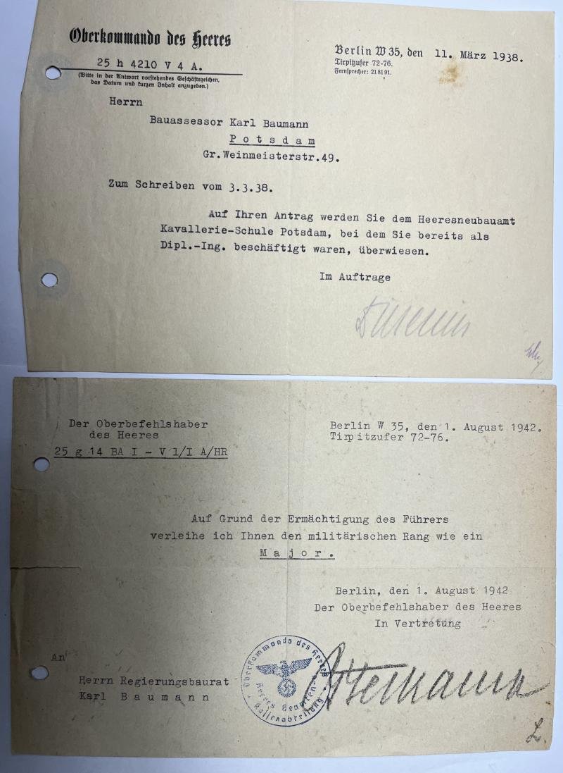 Citation grouping - WH (Heer) - Heeresverwaltung Norwegen - Baumann — image 8