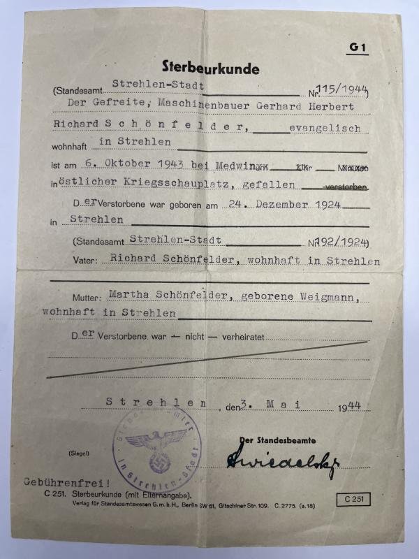 Wehrpass - WH (heer) - 7.Pz.Div. - Schönfelder — image 2