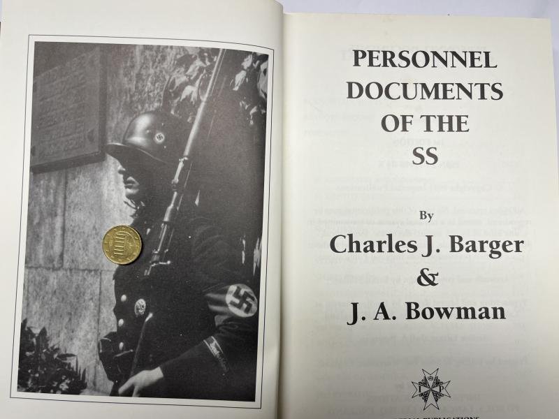 'Personnel documents of the SS'- Barger/Bowman - 28/500 — image 3