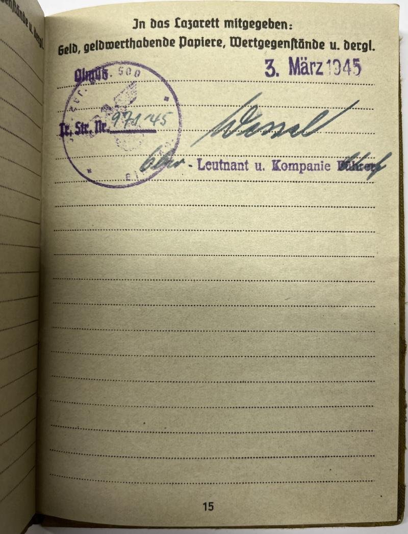 Soldbuch - WH (Heer) KM - 68.Inf.Div. - Vogler — image 7