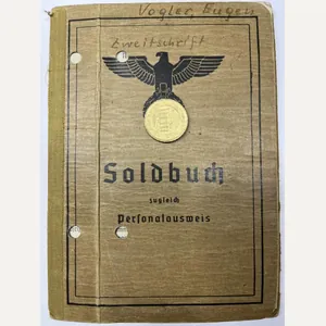 Soldbuch - WH (Heer) KM - 68.Inf.Div. - Vogler