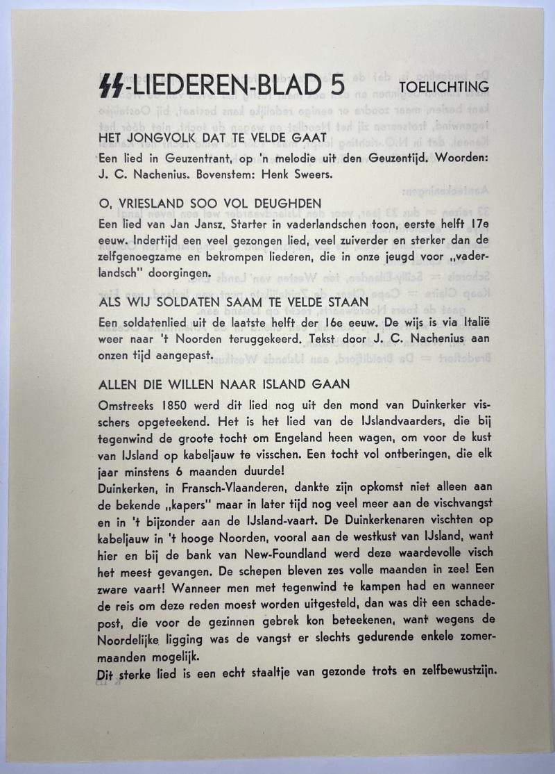 'SS-Liederen' (Dutch SS songs) — image 6