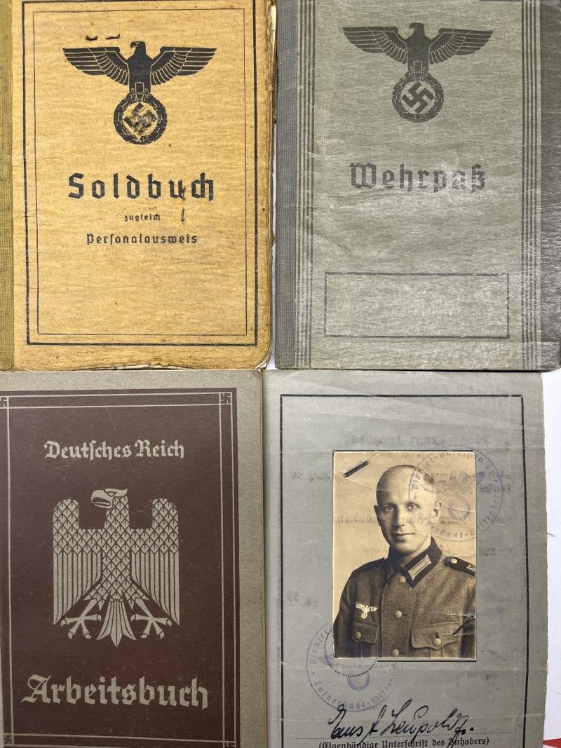 Wehrpass/Soldbuch - WH (Heer) - Pionier Btl.62 - Leupold — image 2
