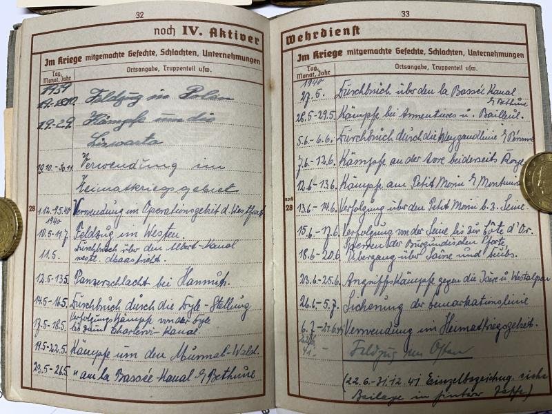 Wehrpass/Soldbuch - WH (Heer) - Pionier Btl.62 - Leupold — image 7