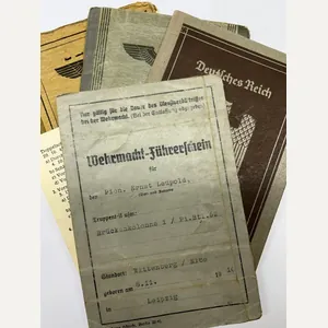 Wehrpass/Soldbuch - WH (Heer) - Pionier Btl.62 - Leupold